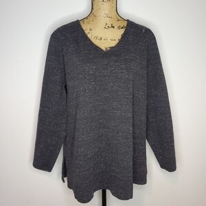 J. Jill Wearever Collection Soft Stretchy V Neck Sweater Size XL